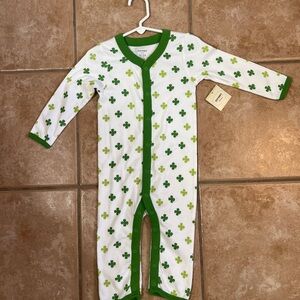 NWT Old Navy baby toddler 18-24m pajamas St Patricks Day Lucky Shamrock